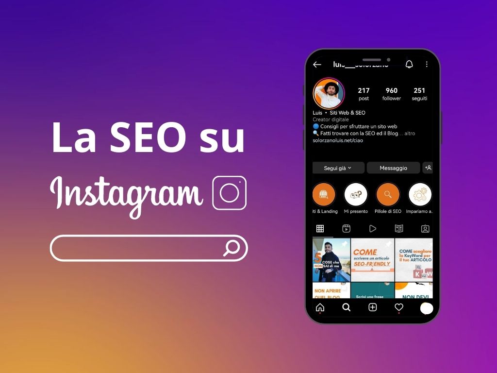 SEO per Instagram: visibilità e follower sul profilo<span class="wtr-time-wrap after-title"><span class="wtr-time-number">5</span> min read</span>
